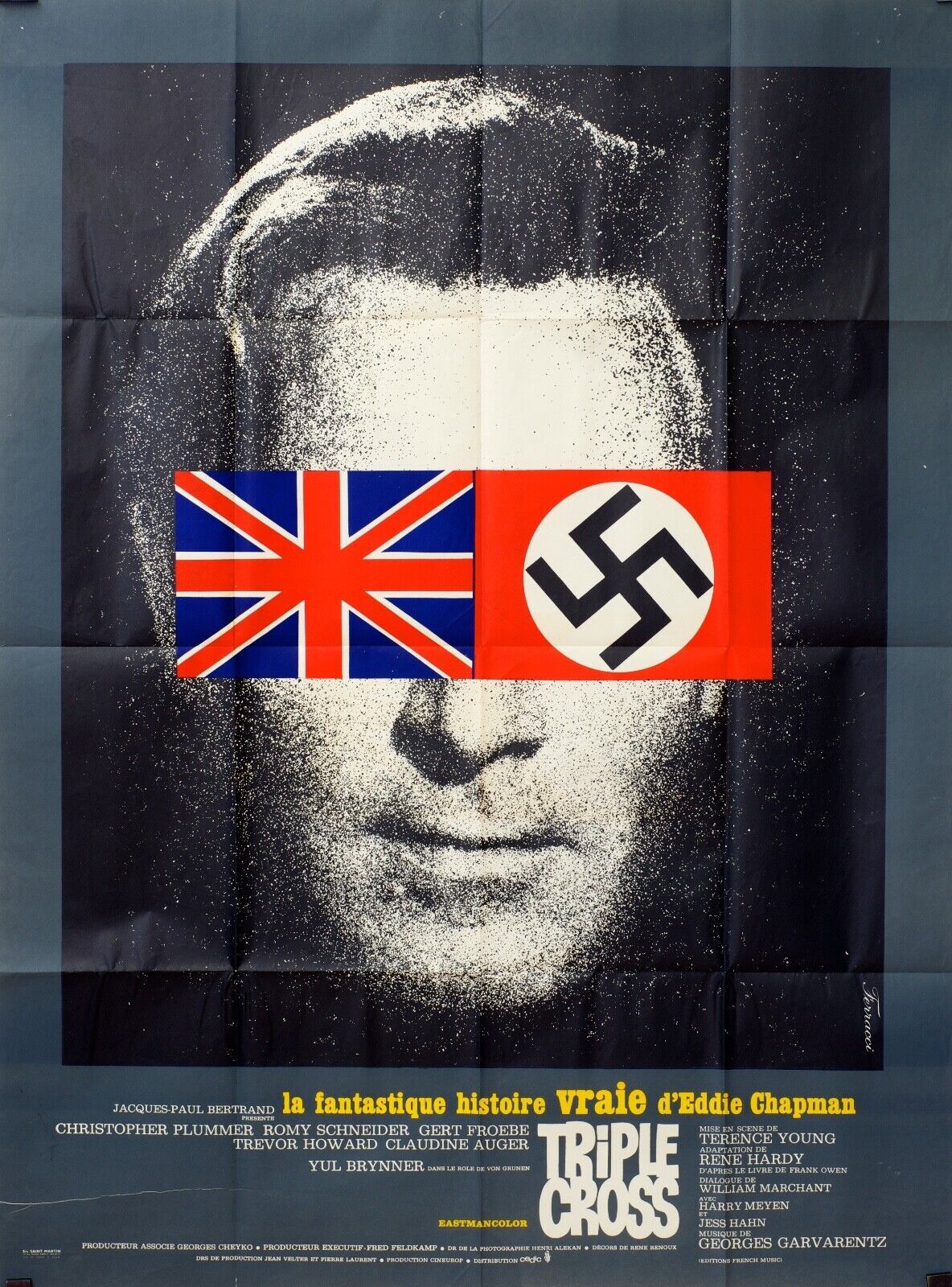 TRIPLE CROSS MOVIE POSTER ORIGINAL 120x160 M. Kalatozov