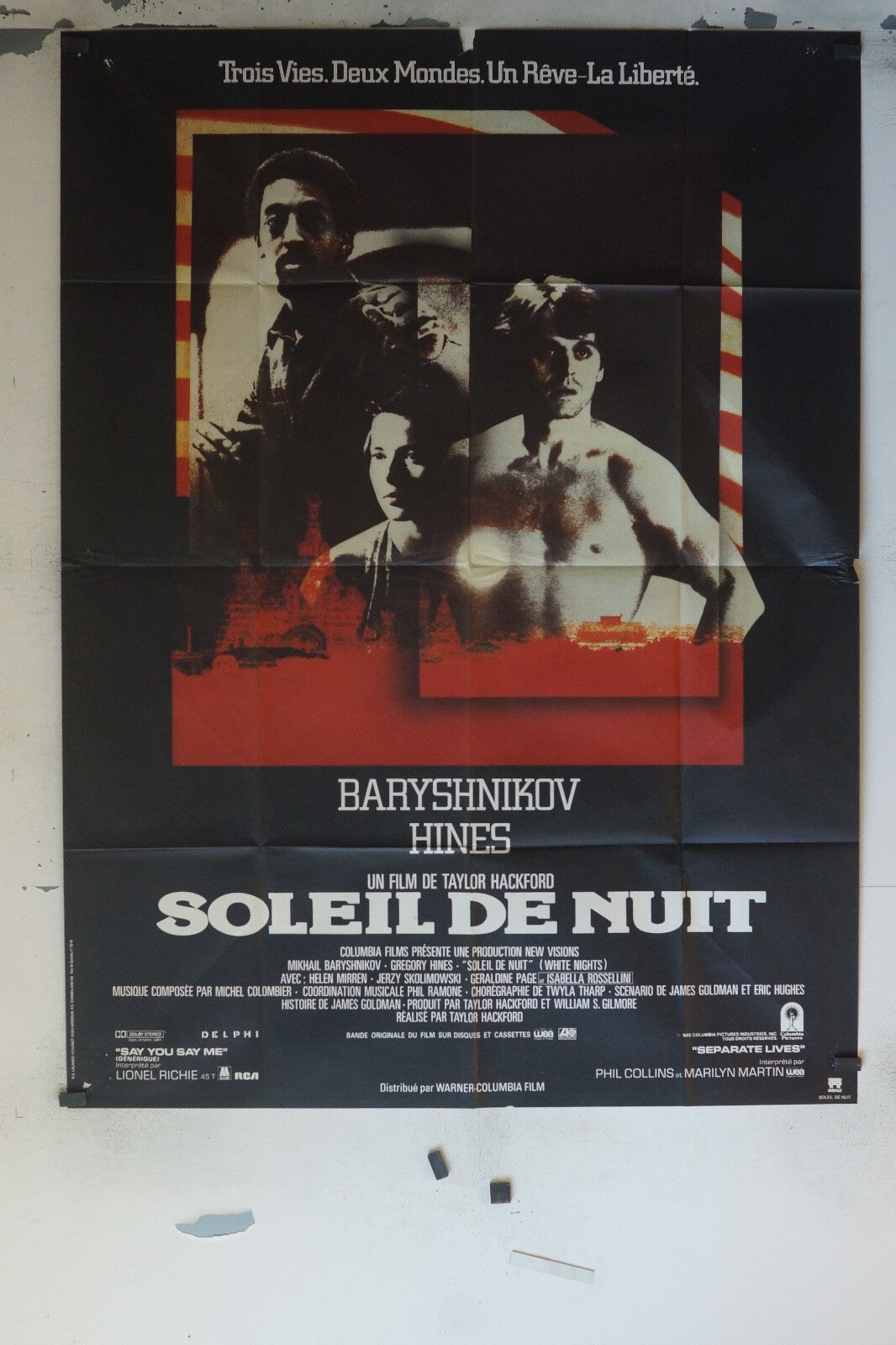 LE SOLEIL DE NUIT MOVIE POSTER ORIGINAL 120x160 TAYLOR HACKFORD