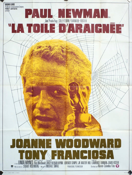 LA TOILE D’ARAIGNÉE PAUL NEWMAN MOVIE POSTER ORIGINAL 120x160