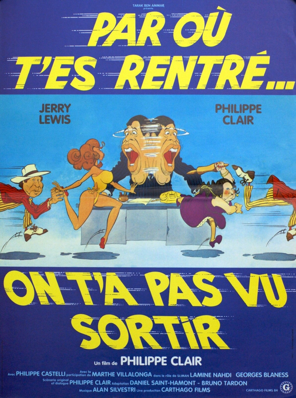 PAR OÙ T'ES RENTRÉ... ON T'A PAS VU SORTIR (French Edition) 40 X 60