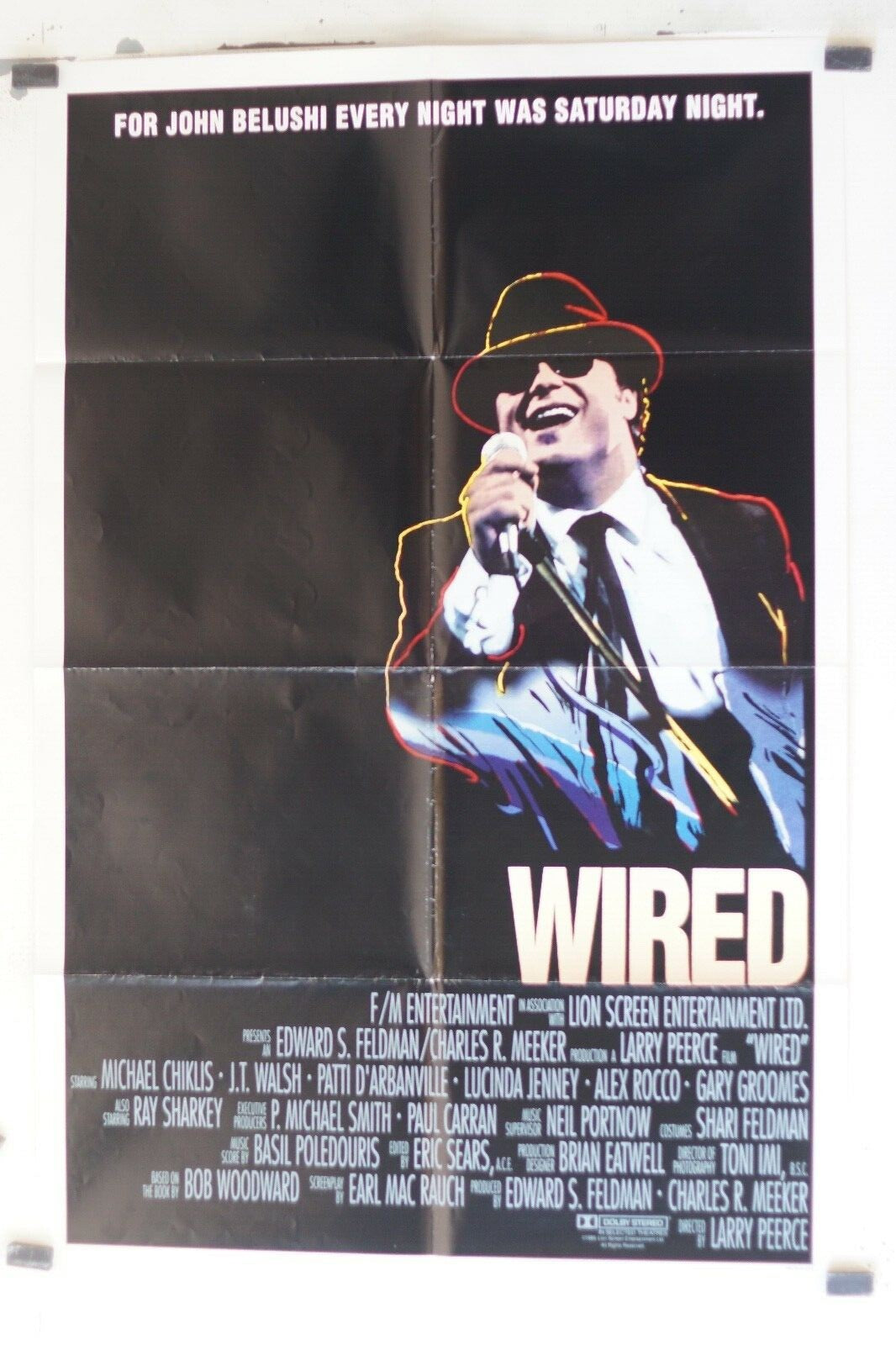WIRED POSTER ORIGINAL (69x103), Larry Peerce, Michael Chiklis