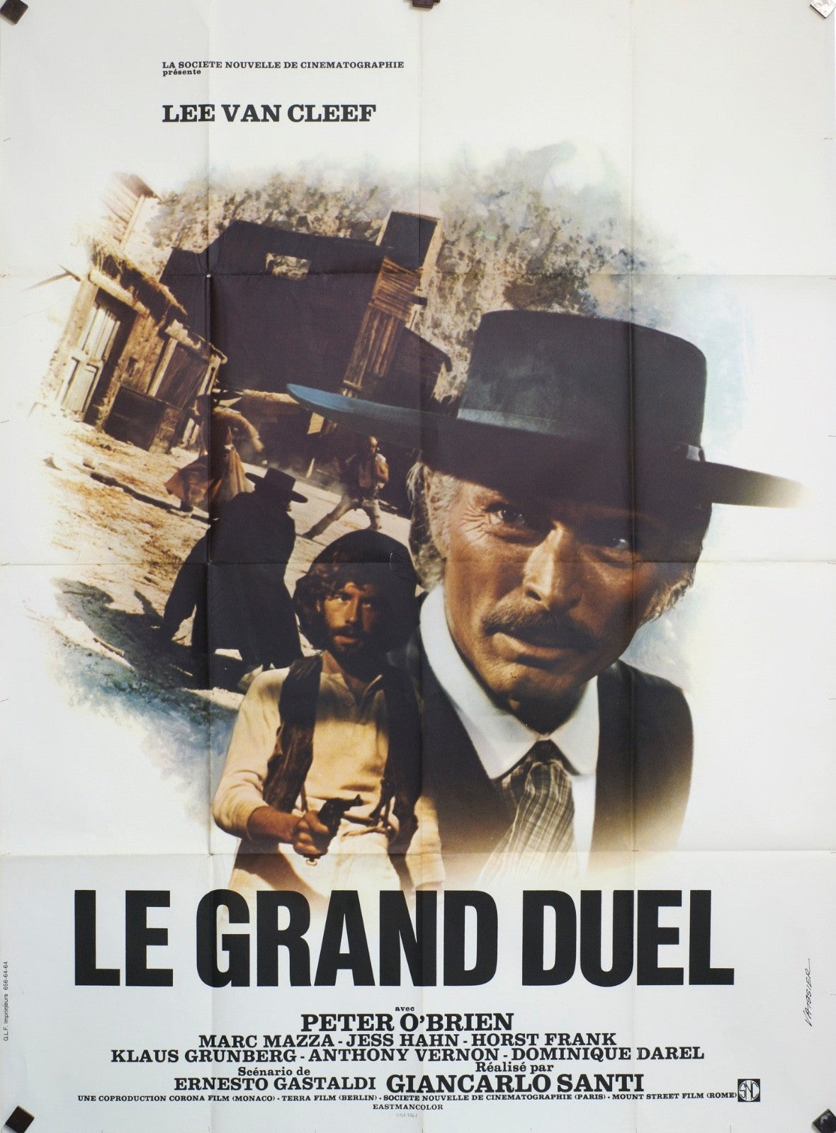 LE GRAND DUEL PETER O’BRIEN MOVIE POSTER ORIGINAL 120x160