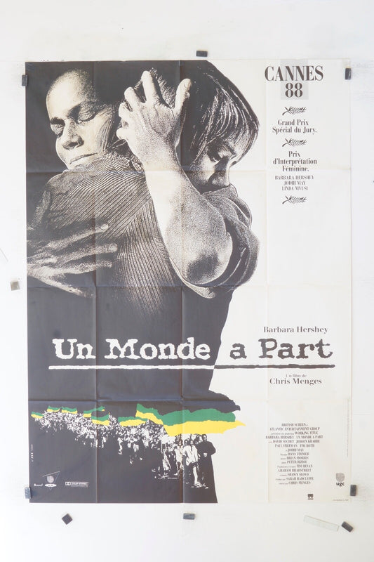 UN MONDE À PART BARBARA HERSHEY MOVIE POSTER ORIGINAL 120x160