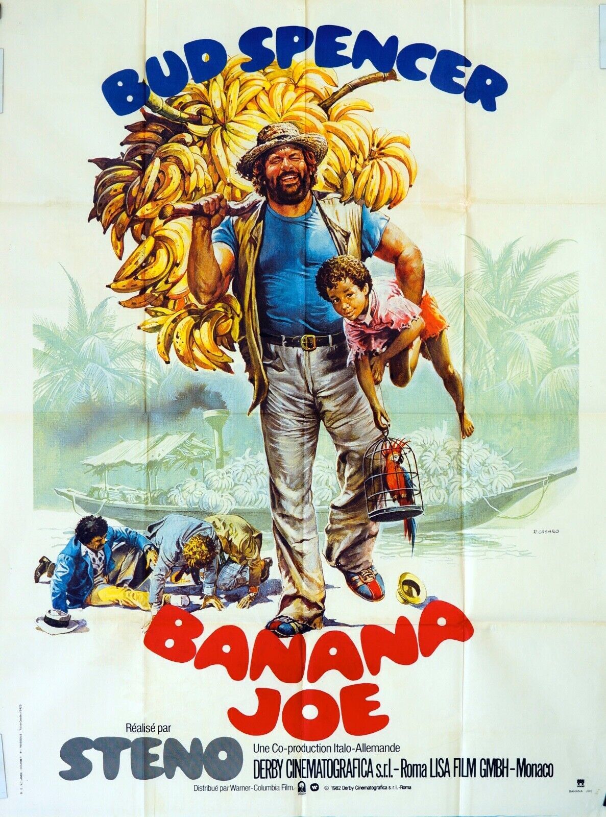 BANANA JOE 120X160 ORIGINAL MOVIE POSTER BUD SPENCER