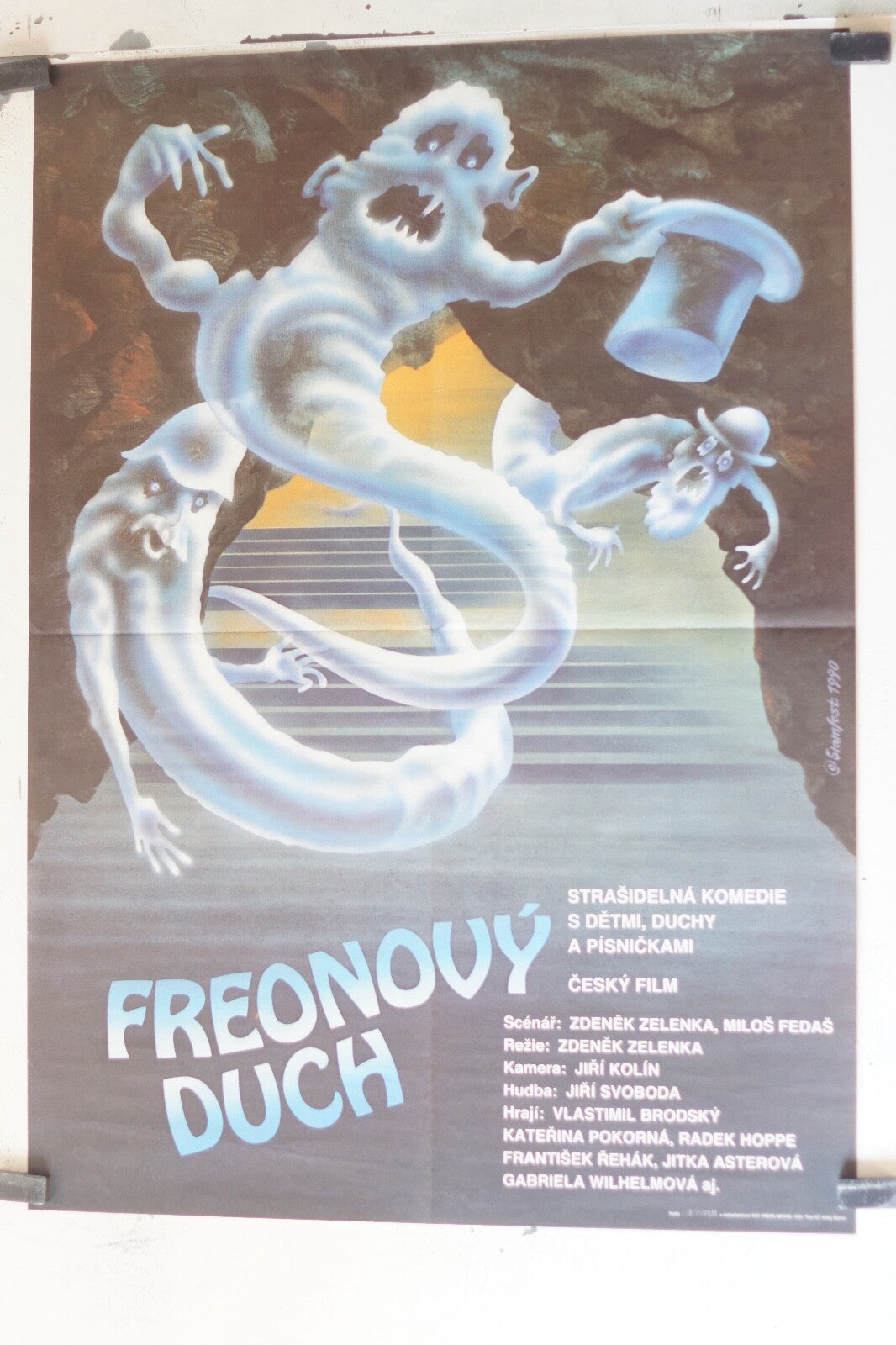 FREONOVY DUCH 70x100 ORIGINAL MOVIE POSTER VLASTIMIL BRODSKY, KATERINA POKORNA
