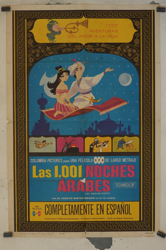LAS 1001 NOCHES ARABES 70x100 ORIGINAL MOVIE POSTER