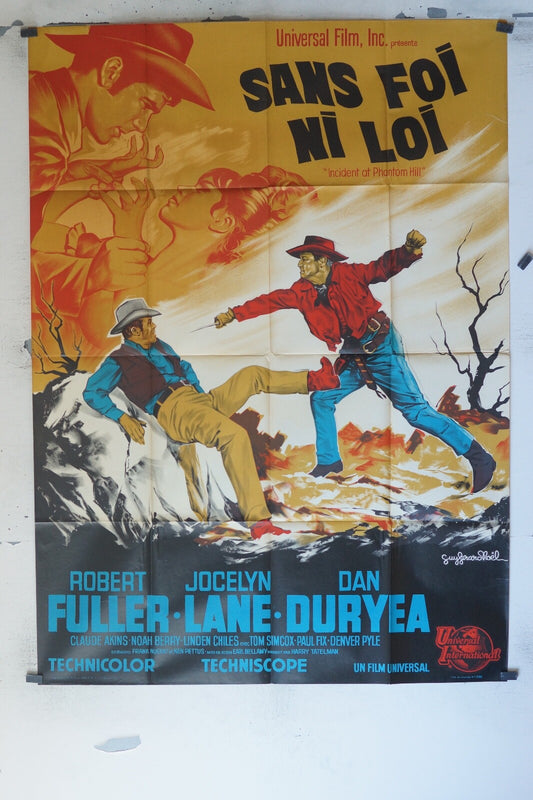 SANS FOI NI LOI MOVIE POSTER ORIGINAL 120x160 ROBERT FULLER