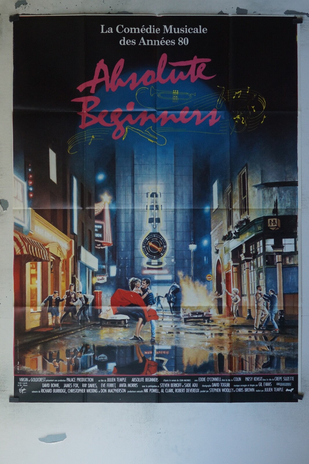 ABSOLUTE BEGINNERS MOVIE POSTER ORIGINAL 120x160 DAVID BOWIE