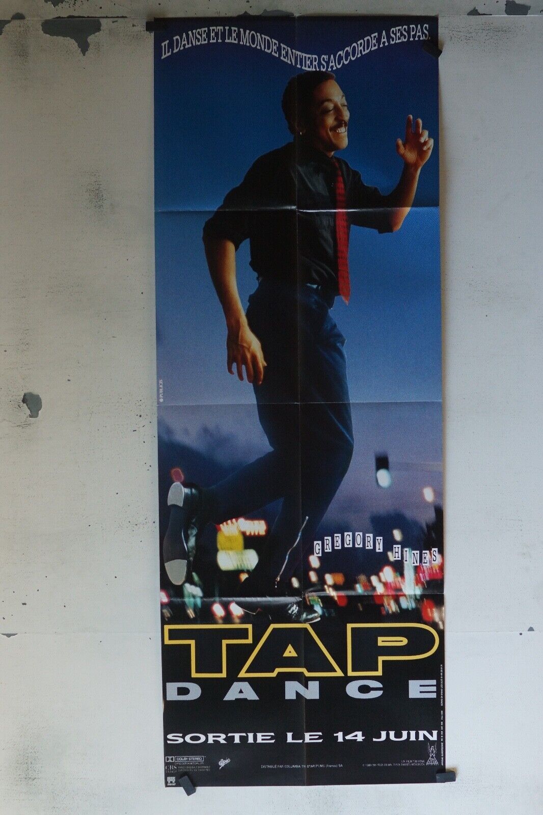 TAP DANCE ORIGINAL MOVIE POSTER 60X160 GREGORY HINES
