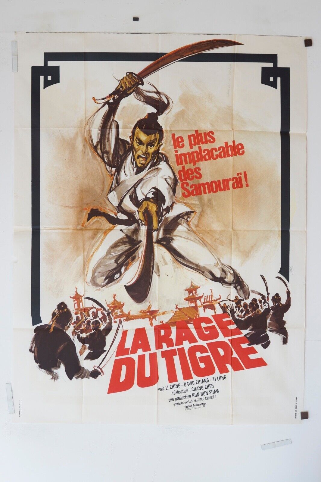 LA RAGE DU TIGRE POSTER (120X160)   LI CHING