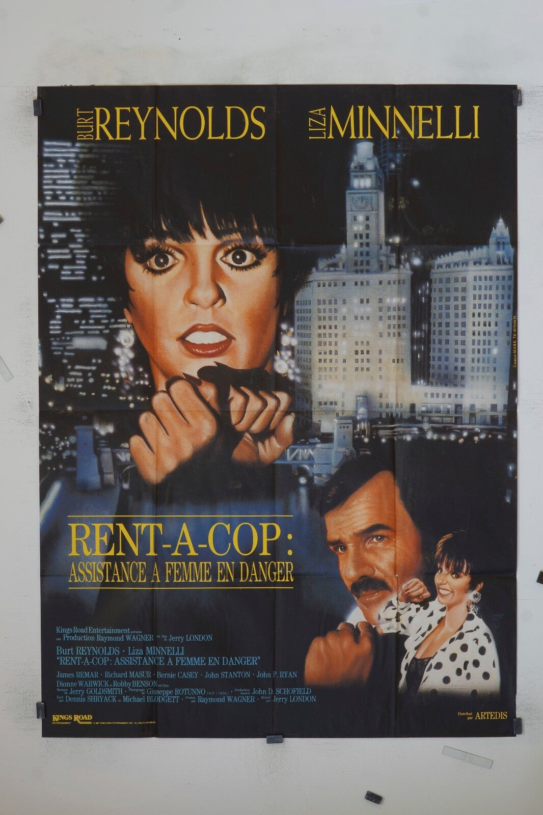 RENT-A-COP ASSISTANCE A FEMME EN DANGER MOVIE POSTER ORIGINAL 120x160
