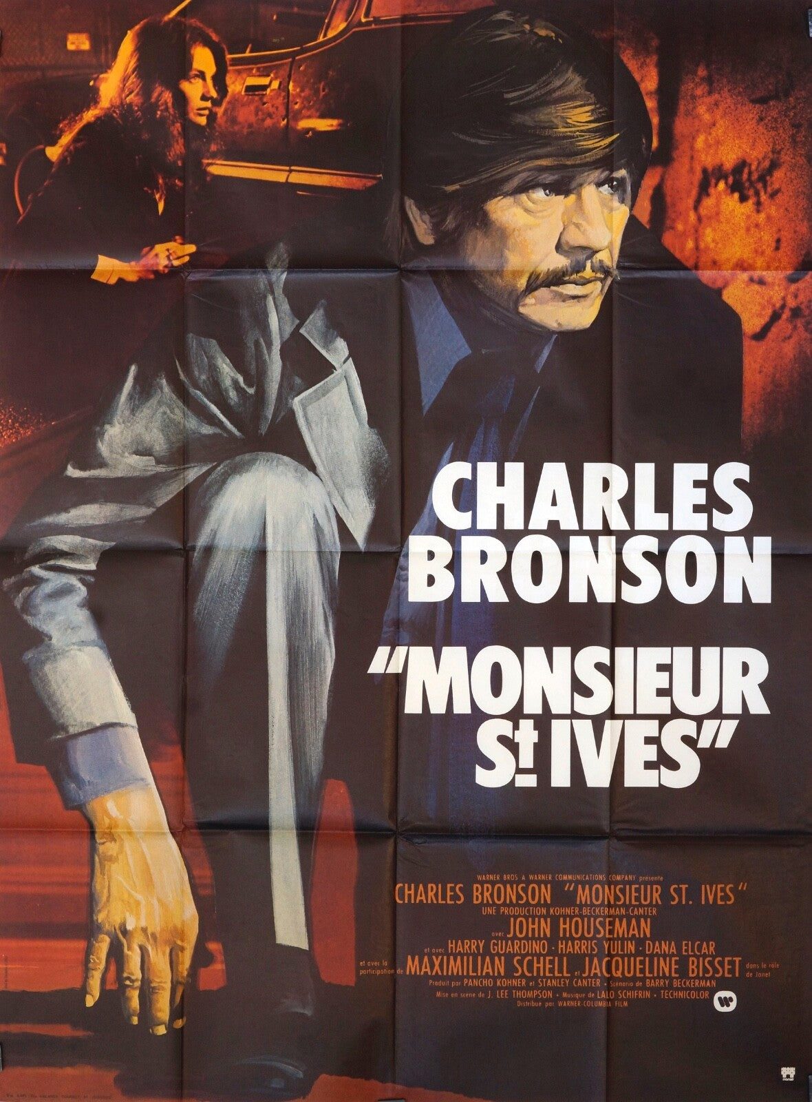 MONSIEUR ST IVES CHARLES BRONSON MOVIE POSTER ORIGINAL 120x160