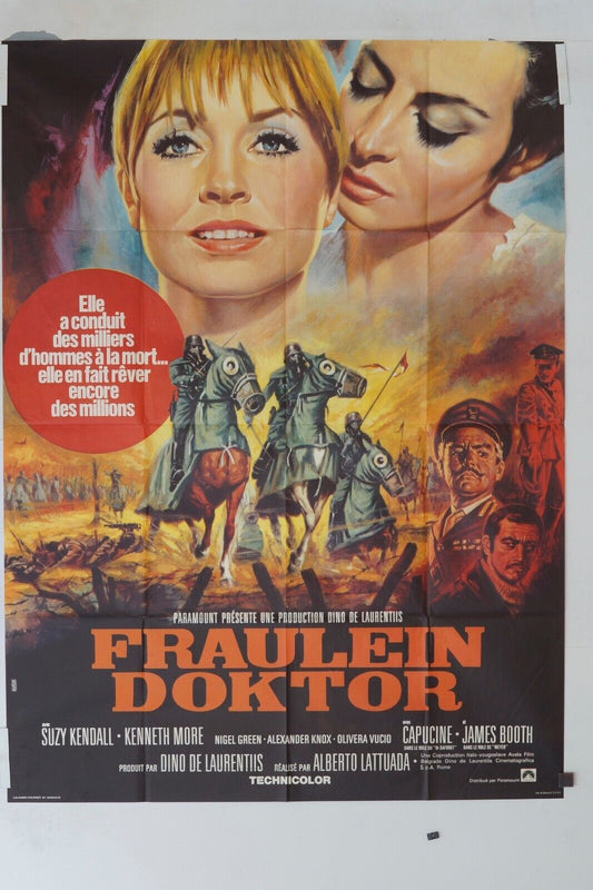 FRAULEIN DOKTOR ORIGINAL MOVIE POSTER 120x160 SUZY KENDALL