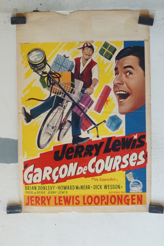 GARçON DE COURSES, BELGEMOVIE POSTER ORIGINAL 35x55 Brian Donlevy ,Howard McNeal