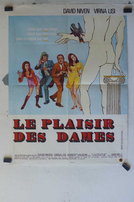PLAISIR DES DAMES (LE) movie poster ORIGINAL 60x80 David Niven , Virna Lisi 