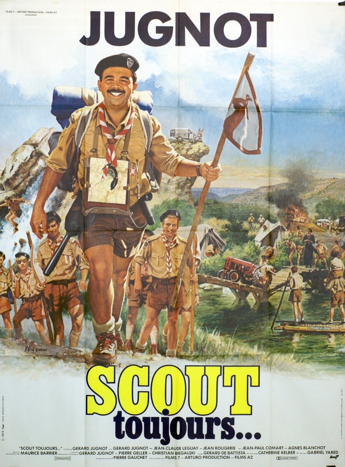SCOUT TOUJOURS ORIGINAL MOVIE POSTER 120x160 JUGNOT