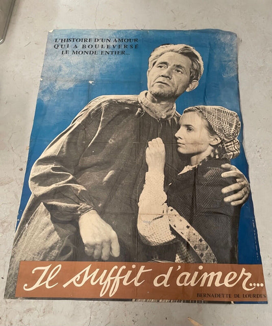 IL SUFFIT D’AIMER ORIGINAL 120x160 BERNADETTE LOURDES