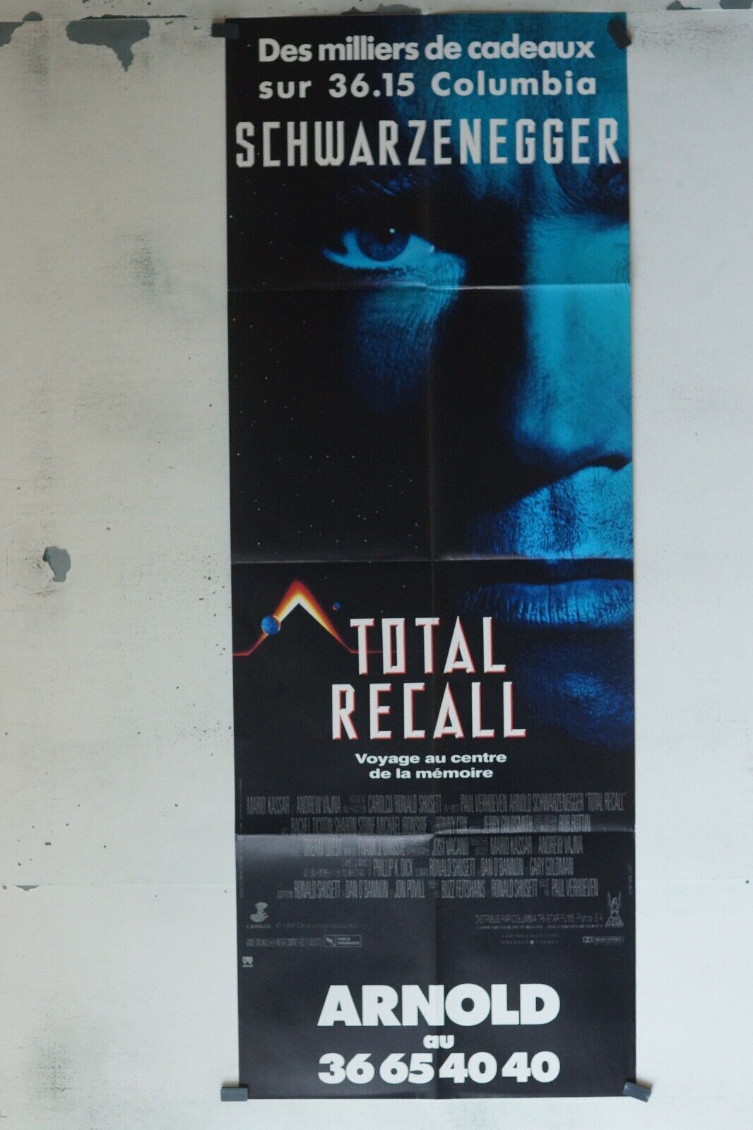 TOTAL RECALL ORIGINAL 60x160 SCHWARZENEGGER