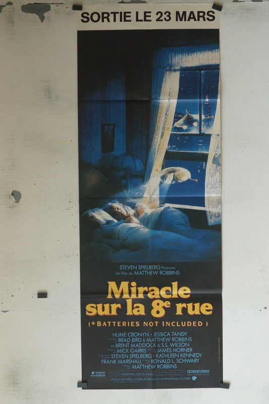 MIRACLE SUR LA 8 EME RUE MOVIE POSTER ORIGINAL 60x160 STEVEN SPIELBERG