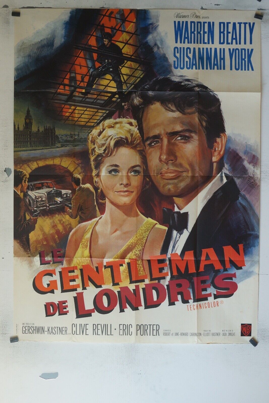 LINE POSTER ORIGINAL 120x160 DAVID CARRADINE