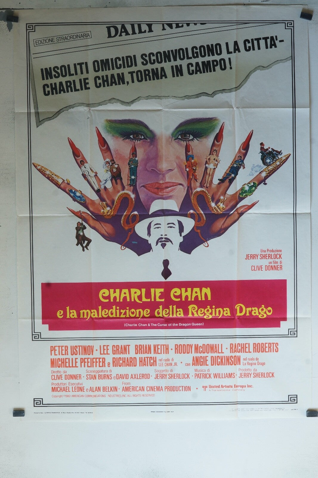 CHARLIE CHAN E LA MALEDIZIONE DELLA REGINA DRAGO ORIGINAL 120x160 