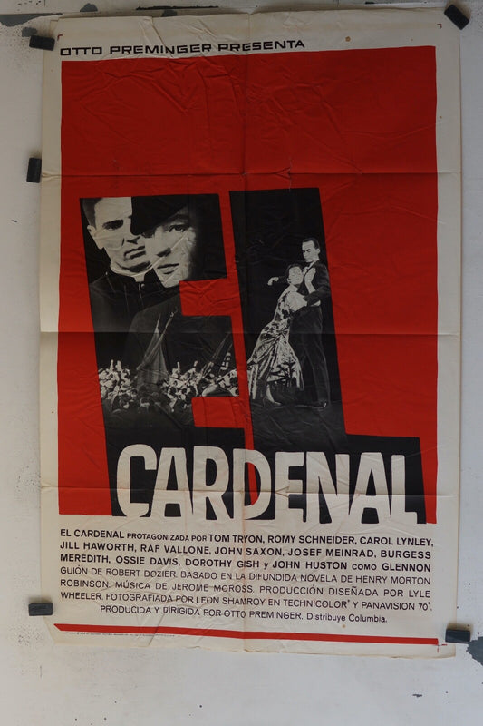 CARDENAL ORIGINAL MOVIE POSTER 70x100 CAROL LYNLEY, TOM TRYON