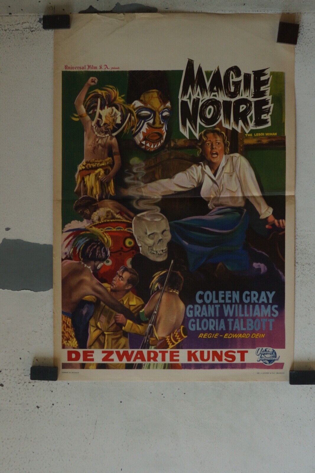MAGIE NOIRE MOVIE POSTER ORIGINAL (55X37) COLEEN GRAY