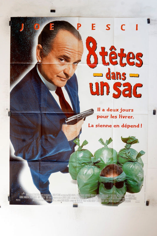 8 TÊTES DANS UN SAC JOE PESCI ORIGINAL 120X160