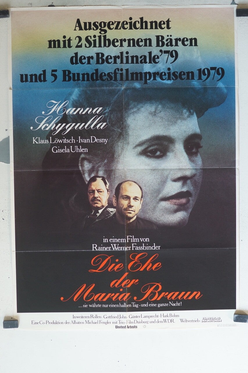 DIE EHE DER MARIA BRAUN MOVIE POSTER ORIGINAL (59X84) Hanna Schygulla , Ivan