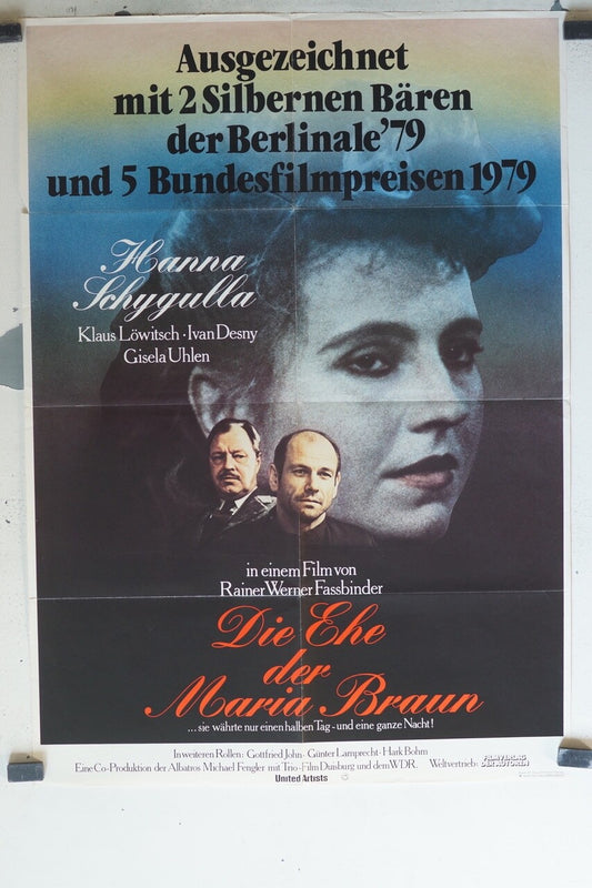 DIE EHE DER MARIA BRAUN MOVIE POSTER ORIGINAL (59X84) Hanna Schygulla , Ivan