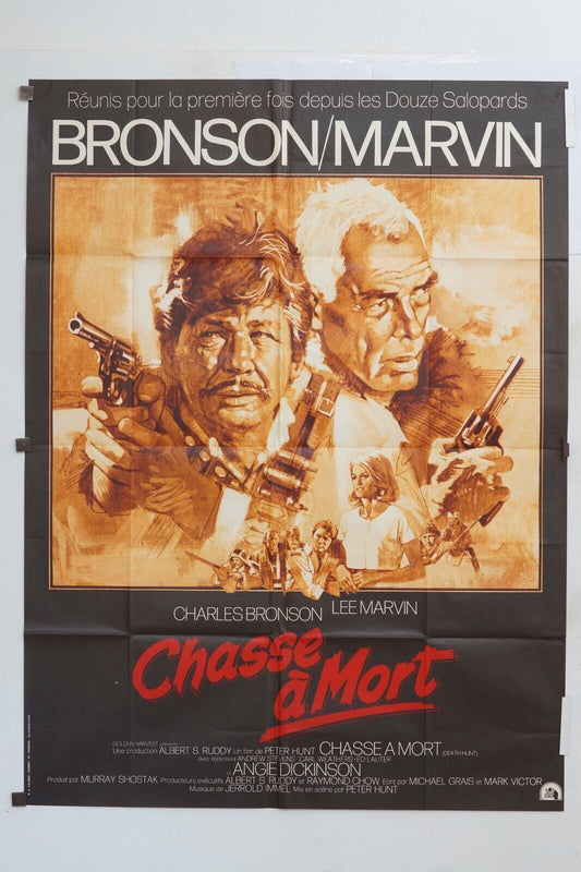 CHASSE À MORT MOVIE POSTER ORIGINAL 120x160 BRONSON