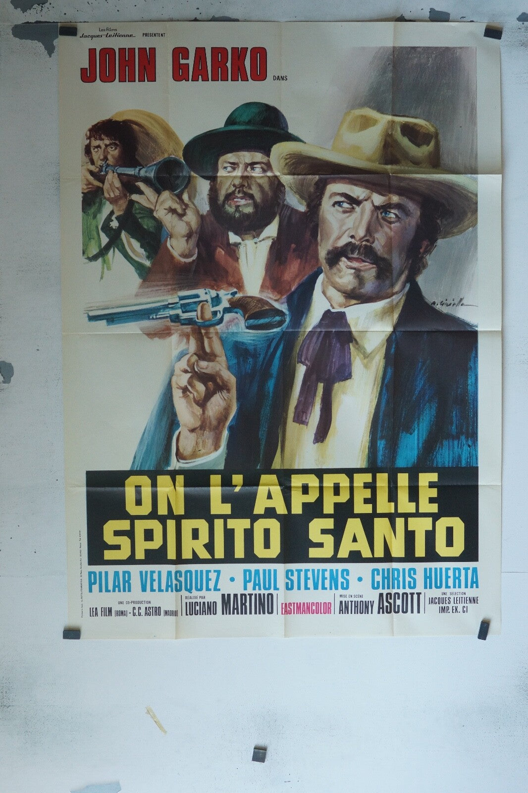 ON L’APPELLE SPIRITO SANTO MOVIE POSTER ORIGINAL 120x160 PILAR VELASQUEZ
