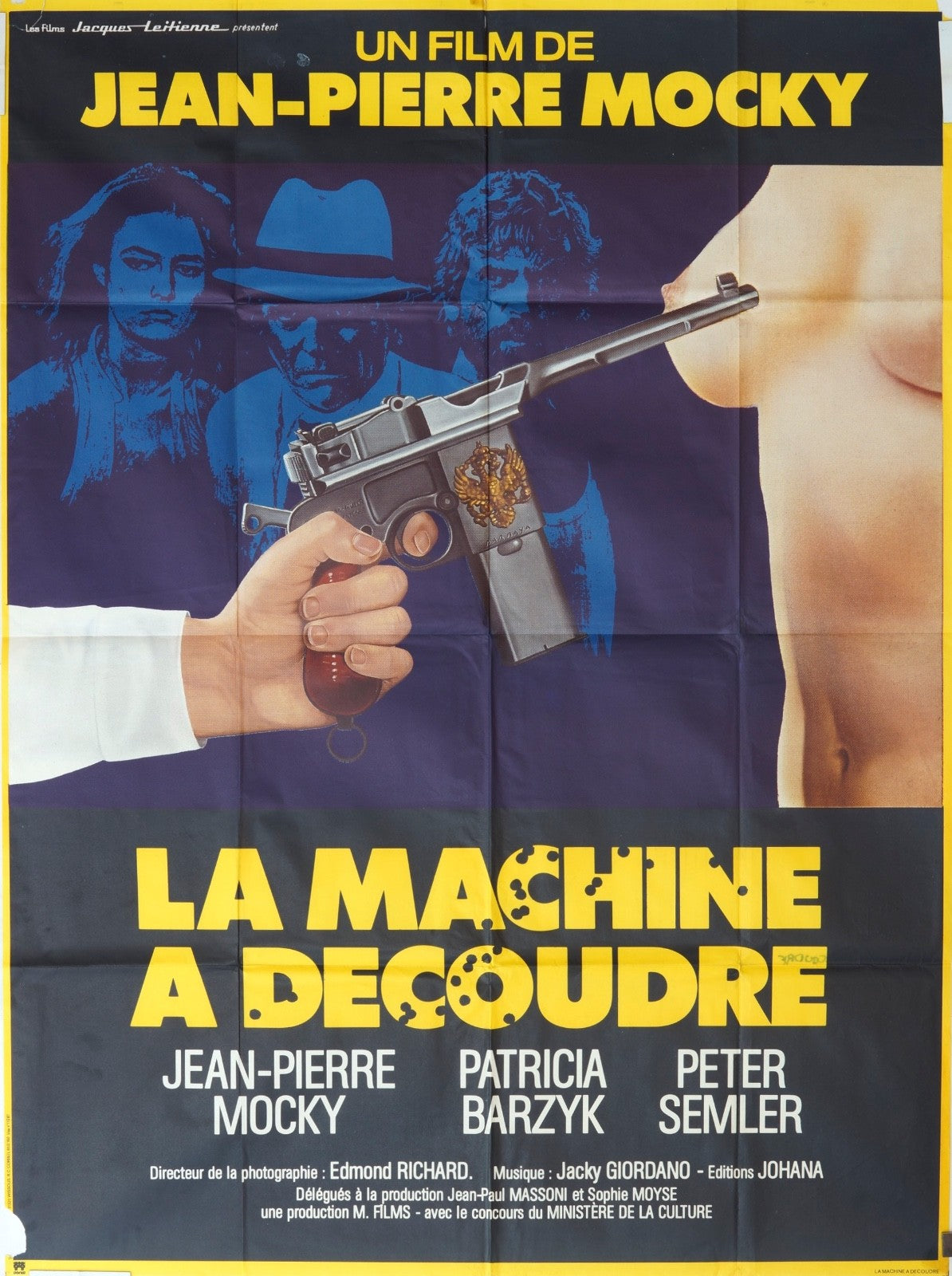 LA MACHINE A DÉCOUDRE JEAN-PIERRE MOCKY movie poster ORIGINAL 120x160