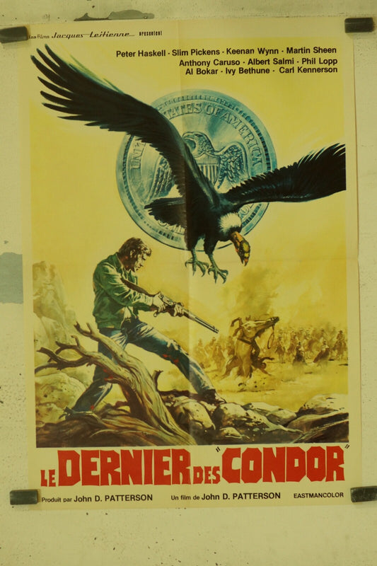 LE DERNIER CONDOR MOVIE POSTER ORIGINAL (60X80) PETER KASKELL