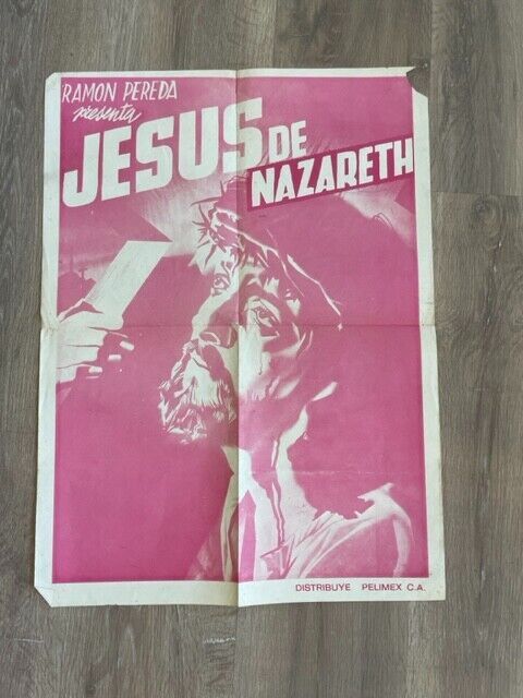 JESUS DE NAZARETH ORIGINAL MOVIE POSTER (70X100) RAMON PERADA