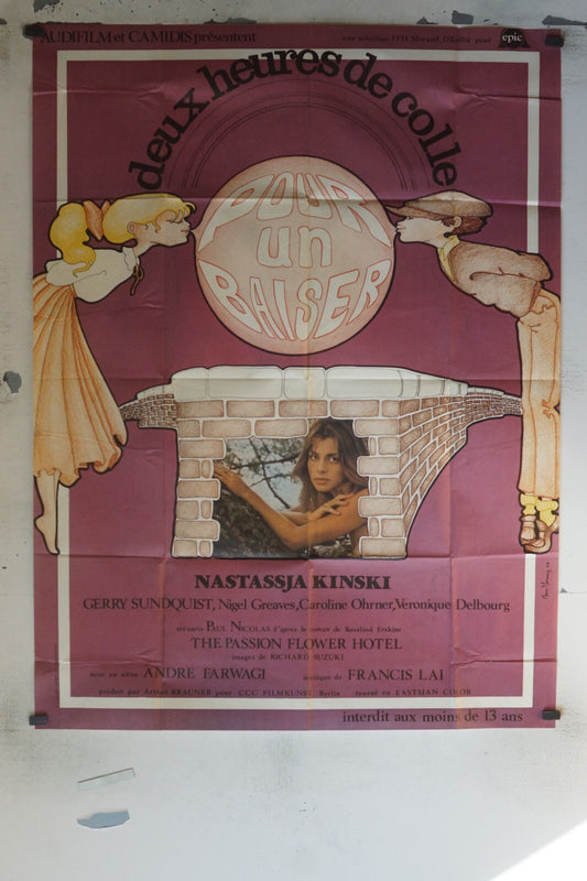 DEUX HEURES DE COLLE POUR UN BAISER, MOVIE POSTER ORIGINAL 120x160, C. OHRNER