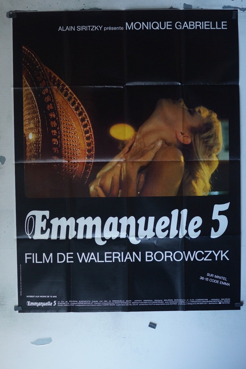 EMMANUELLE 5 MOVIE POSTER ORIGINAL 120x160 MONIQUE GABRIELLE