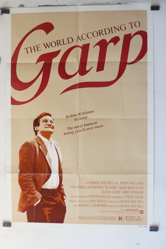 THE WORLD ACCORDING TO GARP ORIGINAL, MOVIE POSTER (69x103), Robin Williams 