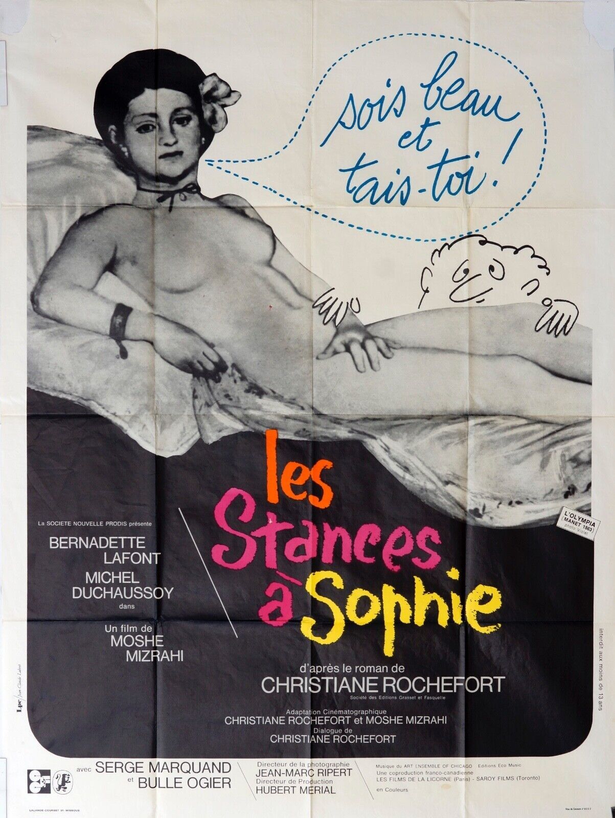 LES STANCES À SOPHIE MOVIE POSTER ORIGINAL 120x160 STEVEN SPIELBERG