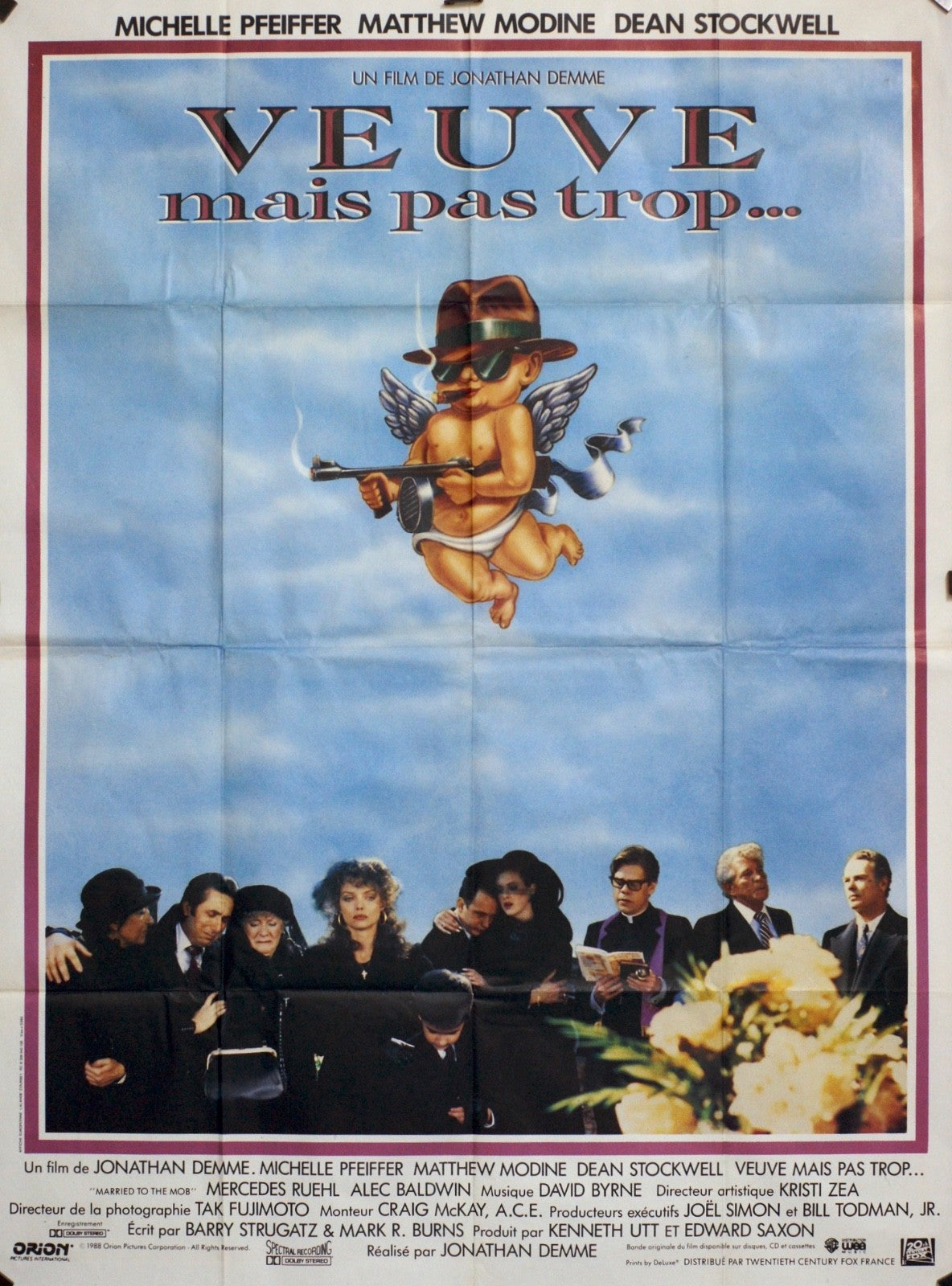VEUVE MAIS PAS TROP… JONATHAN DEMME  MOVIE POSTER ORIGINAL 120x160