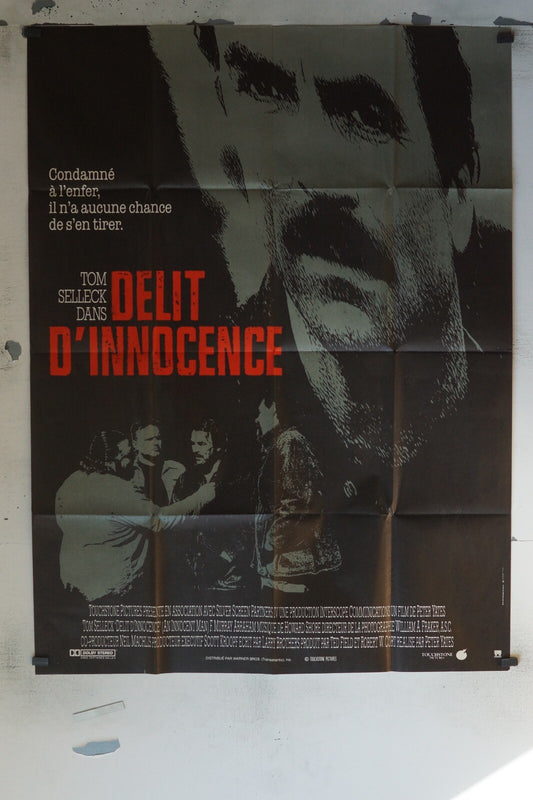 DÉLIT D’INNOCENCE MOVIE POSTER ORIGINAL 120x160 TOM SELLECK