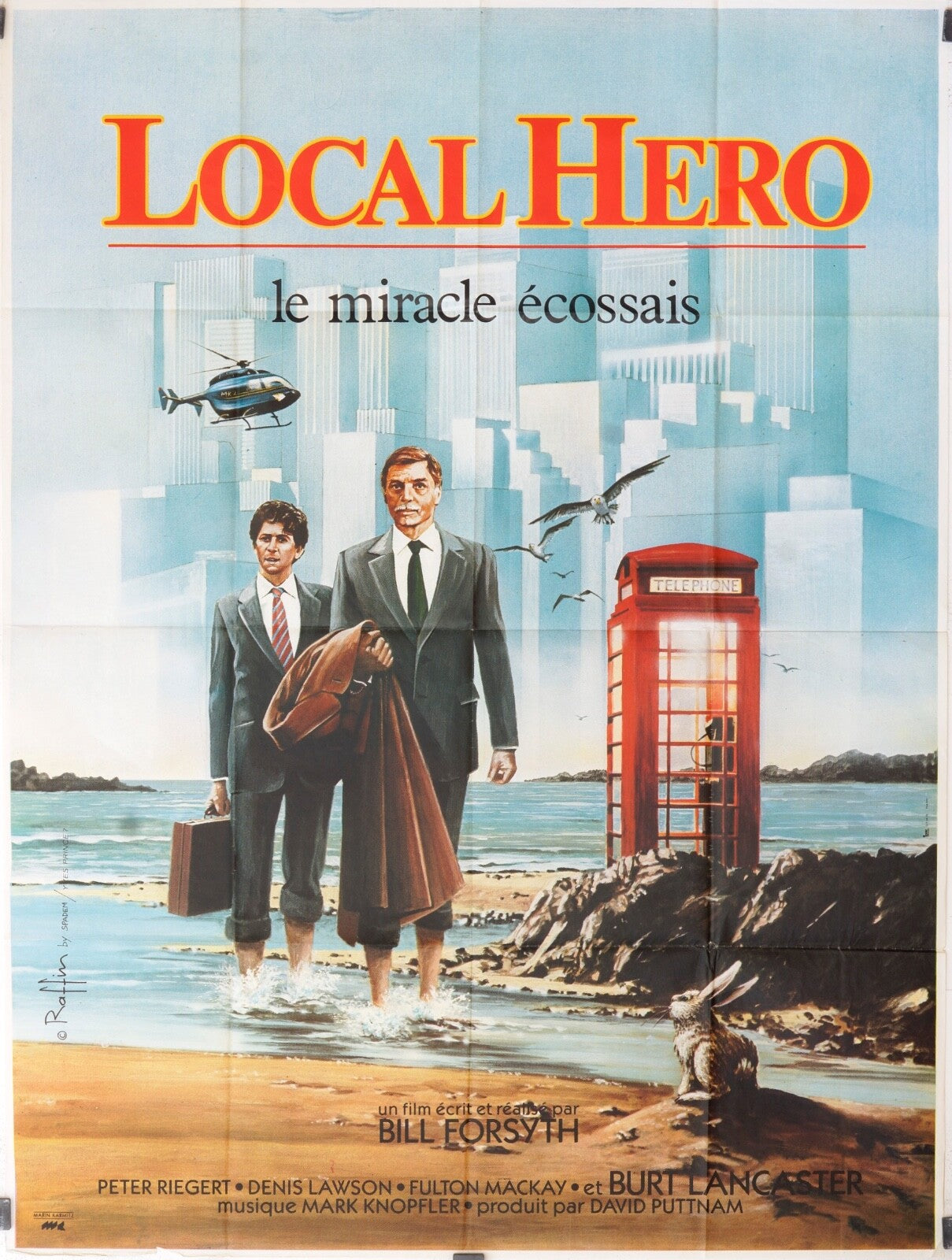 LOCAL HERO MOVIE POSTER ORIGINAL 120x160  PETER RIEGERT