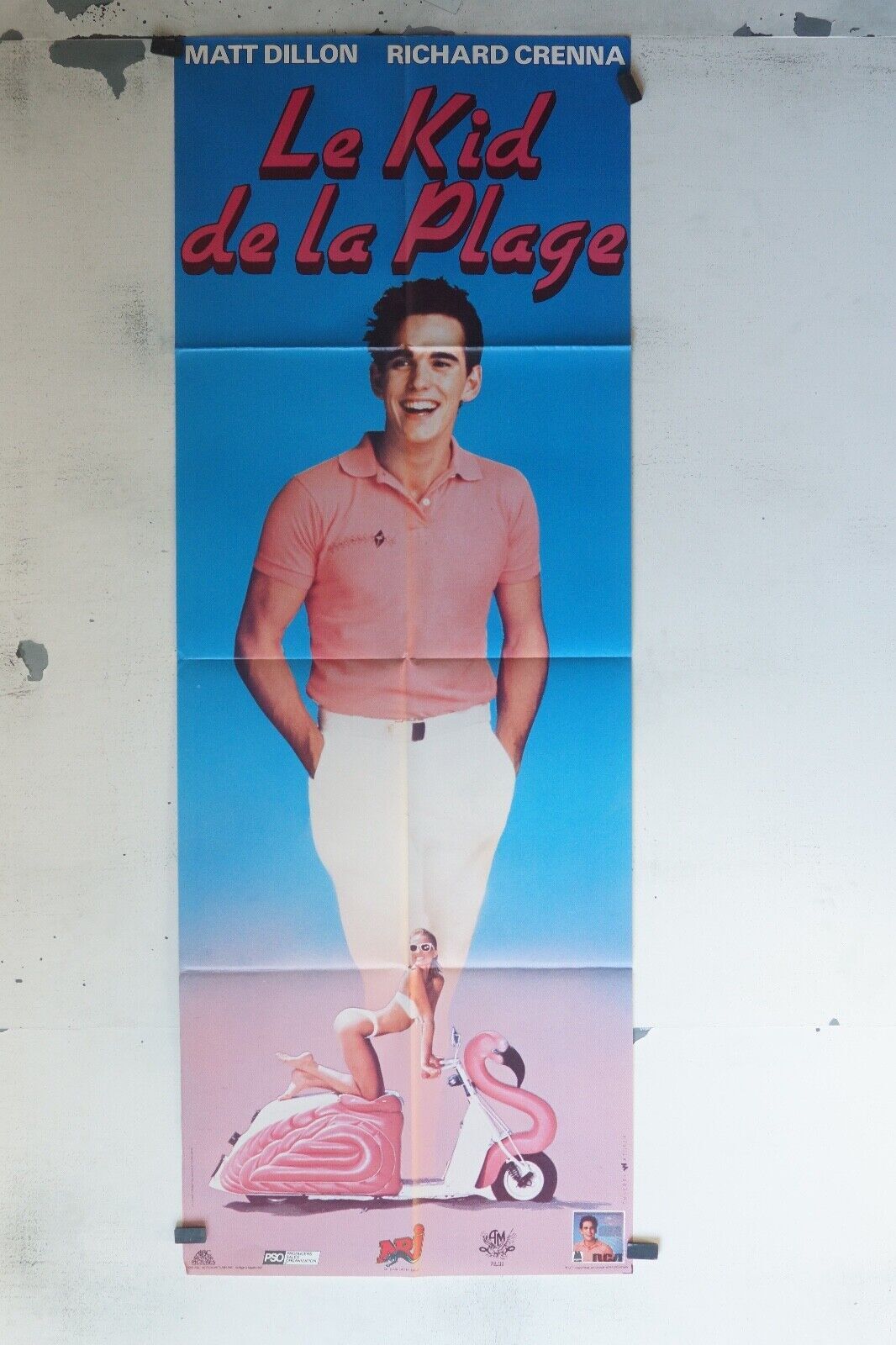 LE KID DE LA PLAGE MOVIE POSTER ORIGINAL 60x160 MATT DILLON
