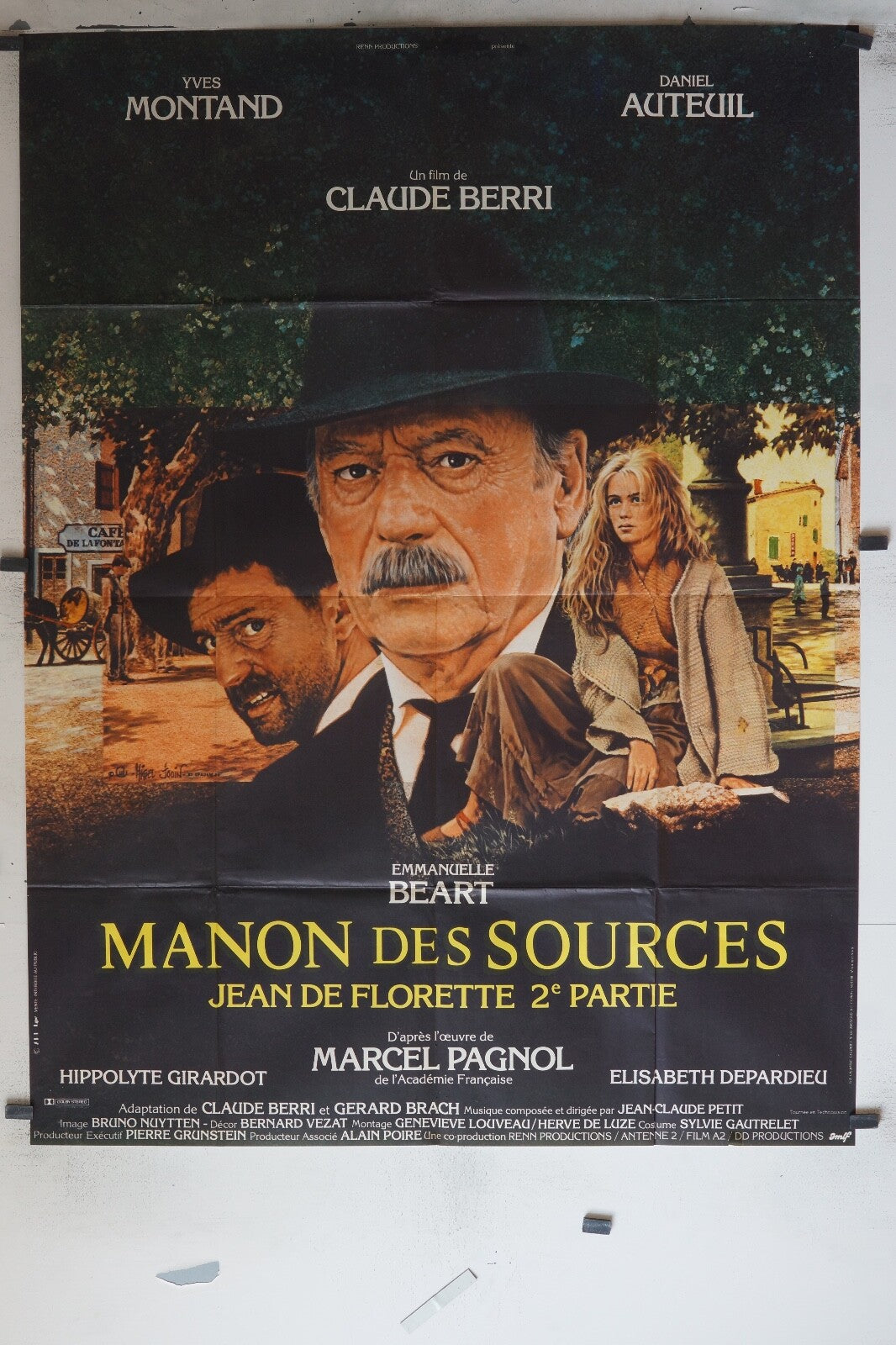 MANON DES SOURCES JEAN DE FLORETTE 2E PARTIE POSTER MOVIE ORIGINAL120x160 