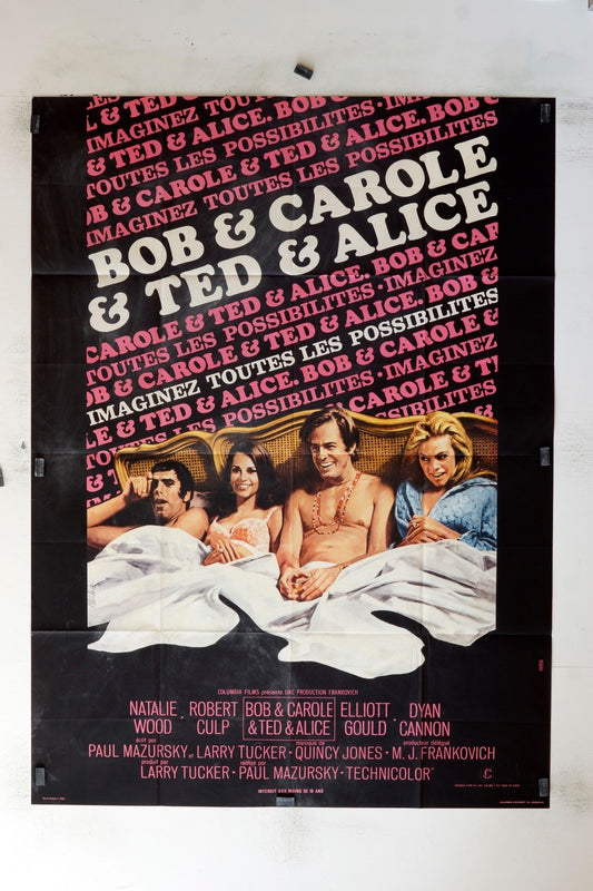 BOB & CAROLE & TED & ALICE MOVIE POSTER ORIGINAL 120x160