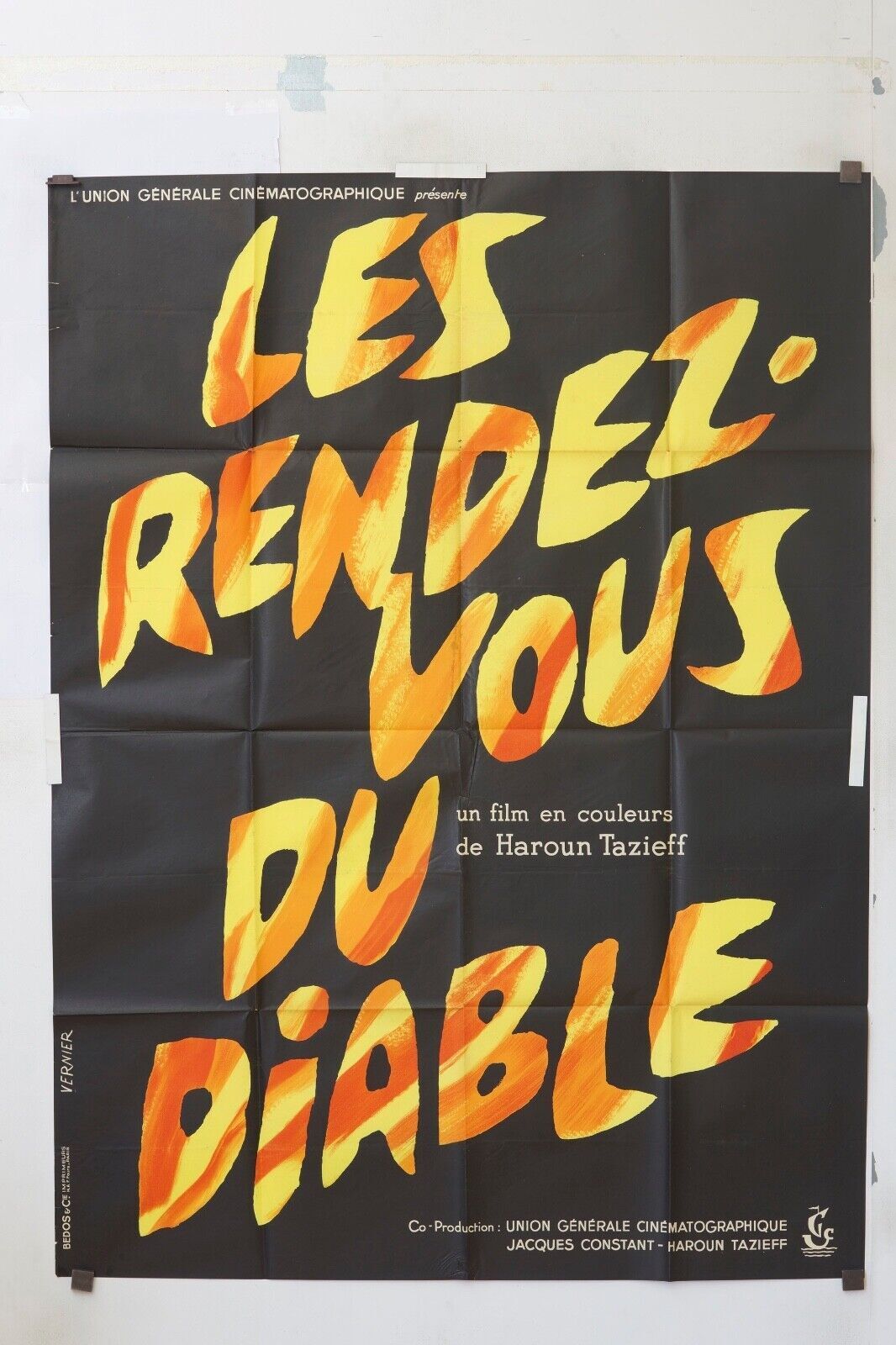 LES RENDEZ-VOUS DU DIABLE MOVIE POSTER ORIGINAL (120x160) HAROUN TAZIEFF