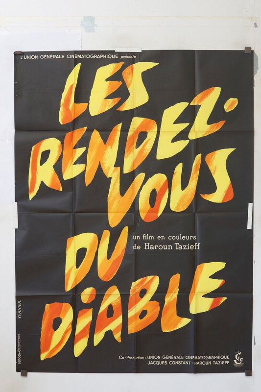 LES RENDEZ-VOUS DU DIABLE MOVIE POSTER ORIGINAL (120x160) HAROUN TAZIEFF