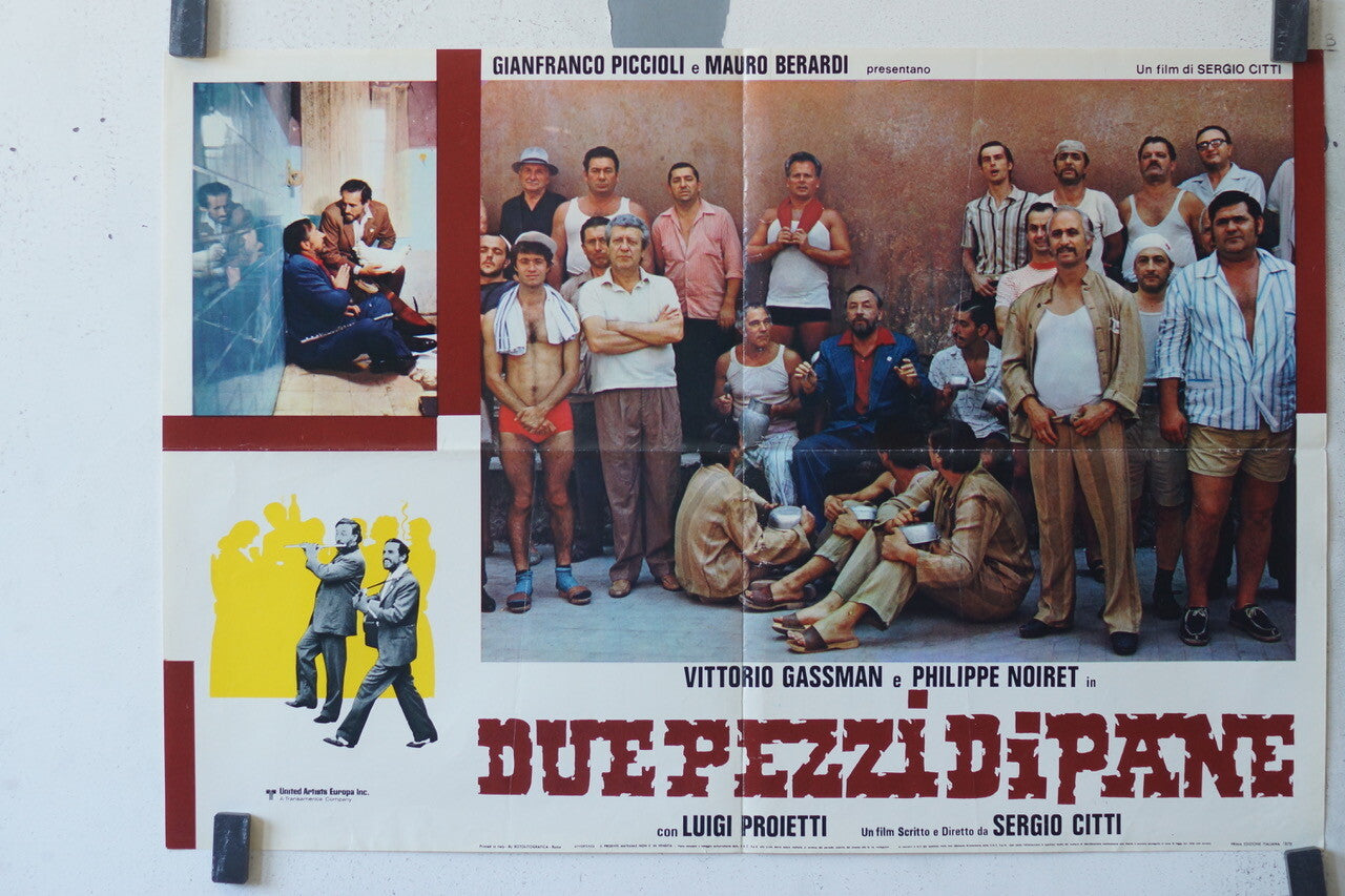 DUE PEZZI DI PANE MOVIE POSTER ORIGINAL (46X66), Vittorio Gassman