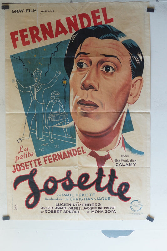  JOSETTE ORIGINAL 80x120 Fernandel , Mona Goya 