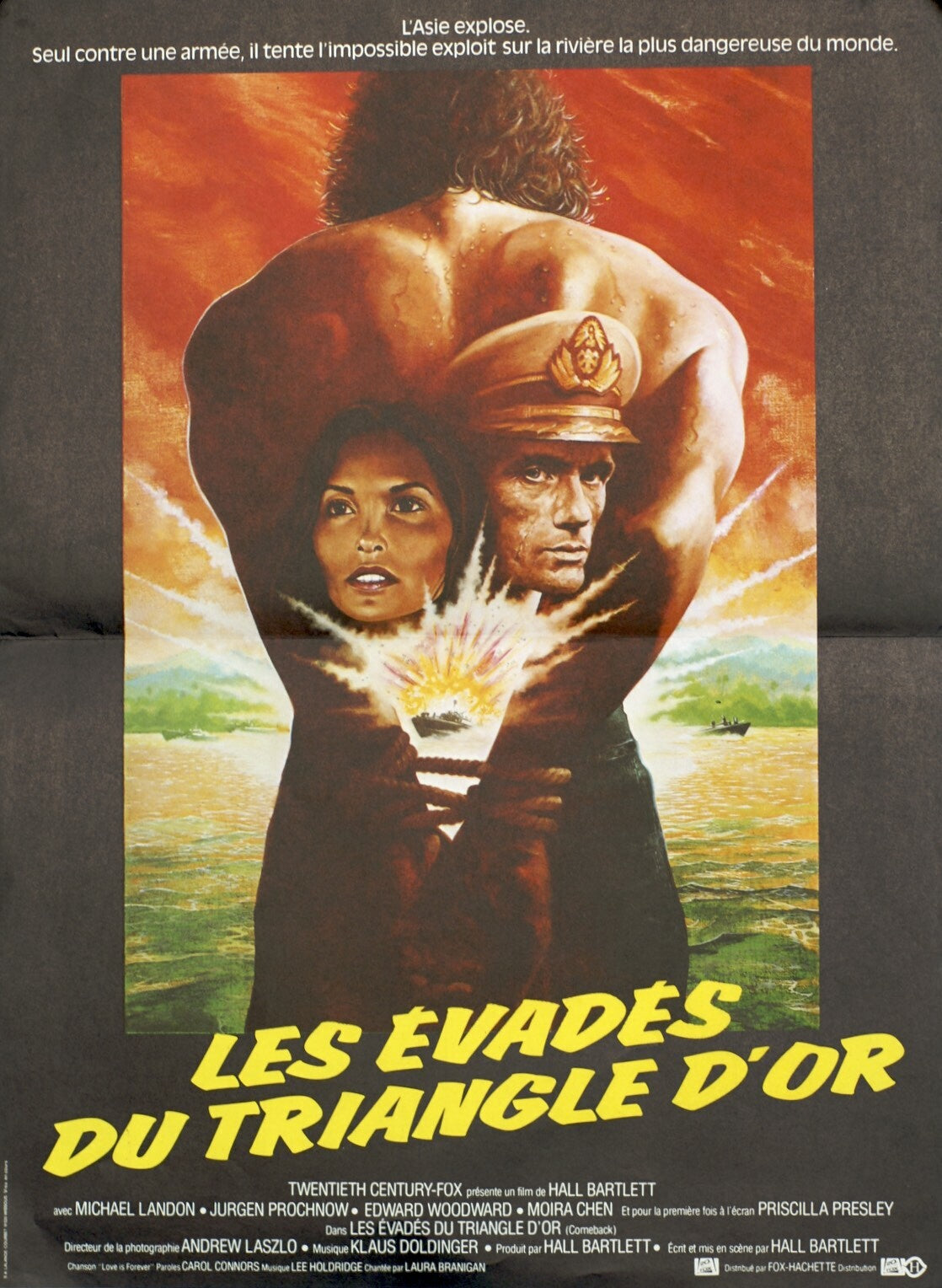 LES EVADES DU TRIANGLE D’OR (French Version) Love is forever ORIGINAL 40x60